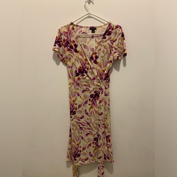Halogen Floral wrap dress - Picture 2 of 8